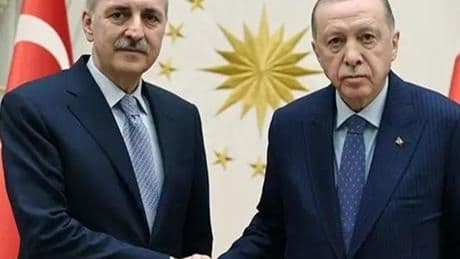 Cumhurbaşkanı Erdoğan, TBMM Başkanı Kurtulmuş ile görüştü