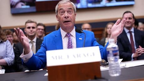 British Lawmaker Nigel Farage Called a ‘Putin-Loving Free Speech Impostor’ and ‘Trump Sycophant’ in Congress