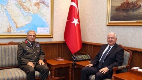 Güler, Kara Kuvvetleri Komutanı Orgeneral Tokel'i kabul etti