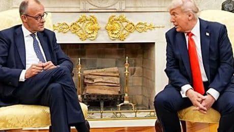 Friedrich Merz bei Donald Trump: Uff! Glück gehabt.