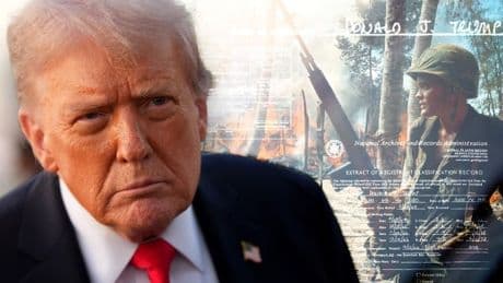 Donald Trump’s warrior image ‘is hiding his war draft dodging past’