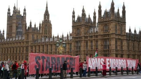 Ministers share 'same frustrations' over Gaza war as protesters