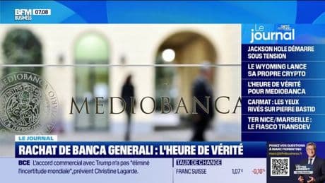 Rachat de Banca Generali: les actionnaires de Mediobanca se réunissent ce jeudi