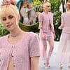 Newly-married Kristen Stewart, 35, puts on a leggy display in a sheer pink Chanel skirt as she attends The Chronology of Water photocall at Cannes Film Festival