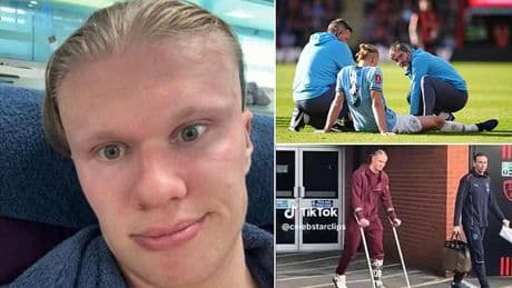 Erling Haaland hands Man City a major boost in the race for Champions League football with injury update