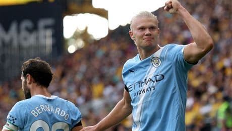 Wolves 0-4 Man City: Tijjani Reijnders and Rayan Cherki hit debut goals in emphatic opener