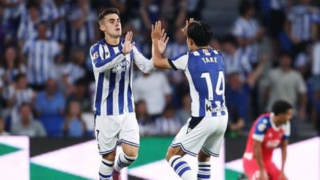 Los 7 minutos letales de la Real Sociedad para empatar