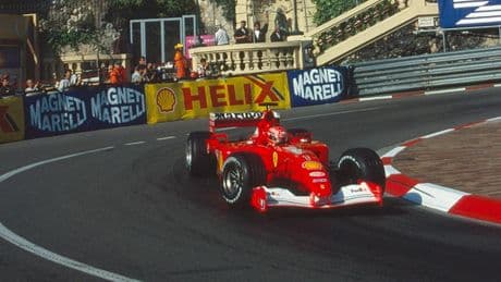La Ferrari de Schumacher victorieuse à Monaco en 2001 à vendre