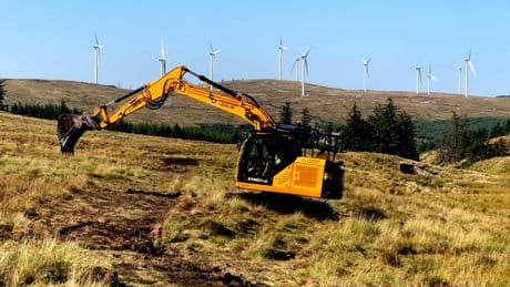 Huge peatland area restoration work completed ahead of schedule