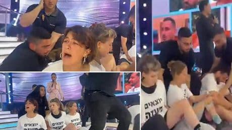 İsrail'de canlı yayında ateşkes çağrısı: İsrailli aktivistler stüdyoyu bastı