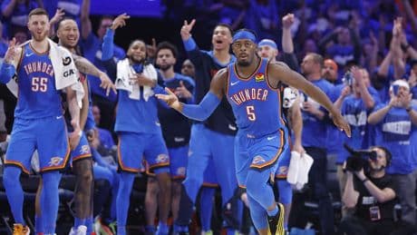 NBA Batı Konferans finalinde Timberwolves'u yenen Thunder, seride 2-0 öne geçti