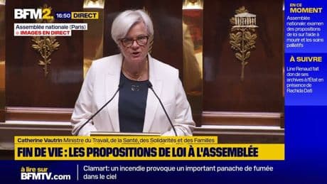 Soins palliatifs: "Ce plan ne contiendra aucune mention de l'aide à mourir", déclare Catherine Vautrin à l'Assemblée nationale