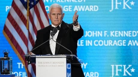 Former VP Pence vows to be a 'voice against' Trump when president veers from 'conservative agenda'