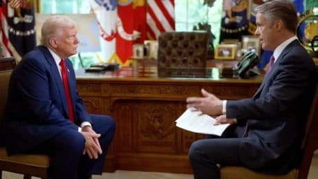 Trump tells ABC interviewer he has ‘never heard of him’ in testy White House exchange