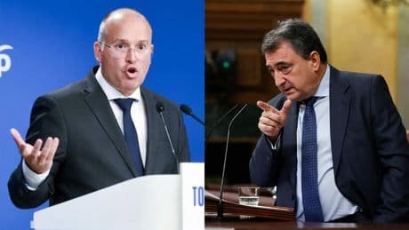 La bronca PP-PNV sube de tono: Tellado acusa a Esteban de "mentir" sobre el socio de Cerdán y éste le ataca por su CV