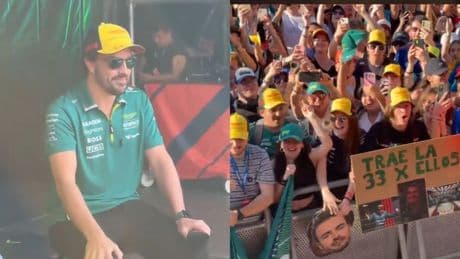 Locura con el baño de masas de Fernando Alonso en Barcelona: &quot;Correr en casa siempre es un momento especial&quot;