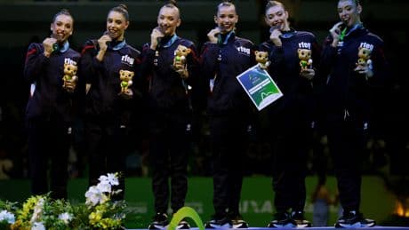 España logra el bronce en el Mundial de gimnasia rítmica