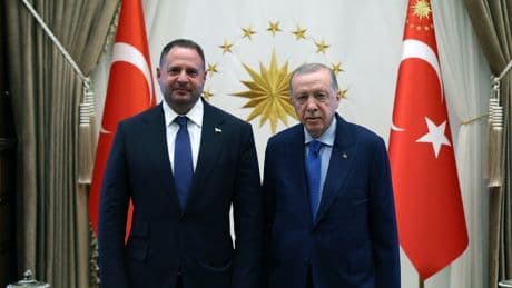 Erdoğan, Ukrayna Devlet Başkanlığı Ofisi Başkanı ile görüştü
