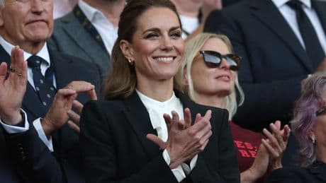 Kate Middleton returns to her classic brunette look after blond hair backlash