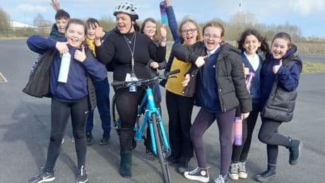 Cambuslang pupils thank sponsors of cycling programme