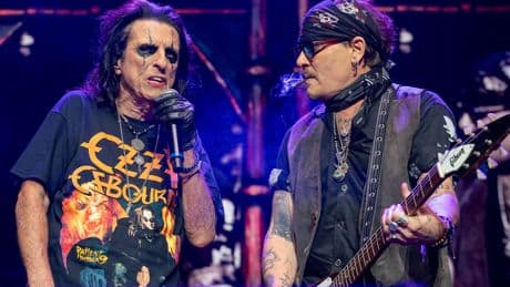 Johnny Depp honors Ozzy Osbourne in surprise performance alongside Alice Cooper