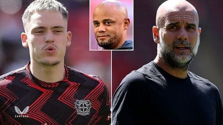 Florian Wirtz's parents meet Man City officials in England - but HAVEN'T spoken to Pep Guardiola - as Premier League side rival Bayern Munich for the Germany midfielder's signature