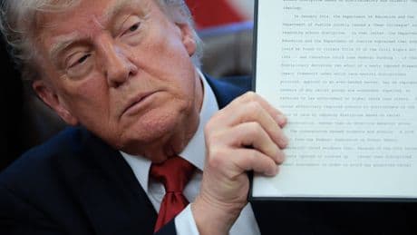 DOJ lawyer has no idea if Trump has written agreements with Big Law firms beyond his Truth Social posts