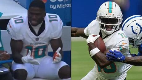 Tyreek Hill livid as Miami Dolphins make disastrous start to NFL season vs Daniel Jones and Indianapolis Colts