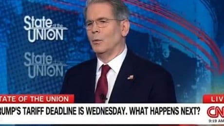 Scott Bessent spars with CNN host over whether Trump’s tariffs count as trade deals