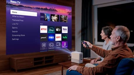 This is the first Roku TV smart projector