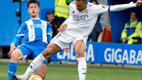Spanische Liga: Kylian Mbappé fliegt vom Platz, aber Real Madrid gewinnt dennoch
