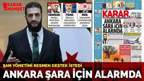 Ankara Şara için alarmda