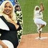 Post-Ozempic Lizzo leaves fans baffled with bizarre first pitch at Dodgers game