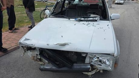 Korkunç kaza! Elektrikli motosiklet sürücüsünün gözü çıktı