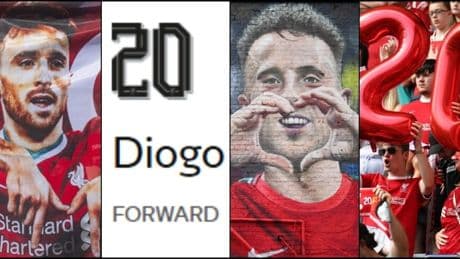 Diogo Jota per sempre: l'ultimo omaggio del Liverpool commuove il calcio