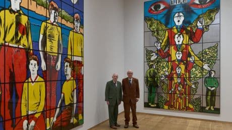 Gilbert & George: ‘Of course we don’t have mobile phones – we’re not middle class’