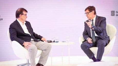 El Papa entra en la Generalitat con Illa y Cercas