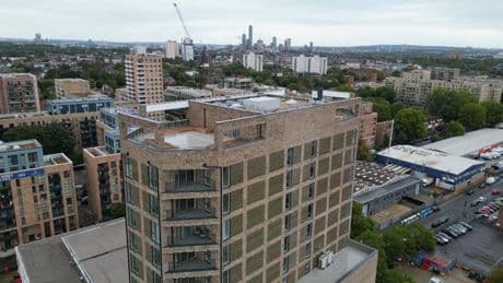 Hundreds of empty flats that developers say sum up UK's housing crisis