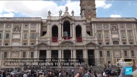 Pope Francis’ tomb at St Mary Major opens to the public