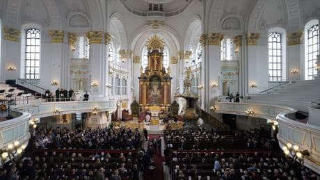 Abschied im Michel - Trauerfeier für Carlo von Tiedemann