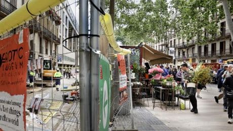 La reforma de la Rambla dejará sin floristas el paseo todo un año