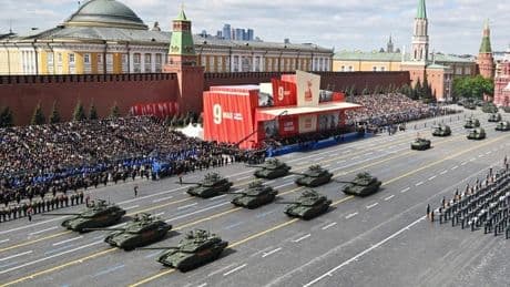 Putin saca músculo en el desfile del Día de la Victoria en Moscú