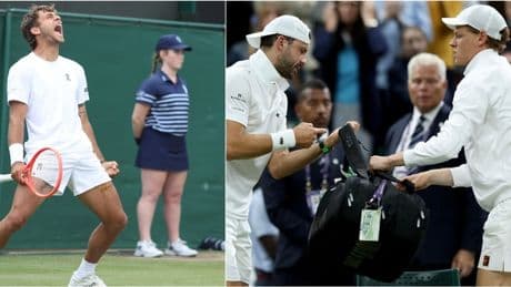 Sinner si salva per il ritiro di Dimitrov, sfiderà Shelton. Cobolli da urlo, è ai quarti contro Djokovic