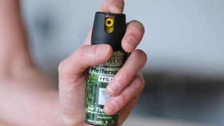 Straftaten mit Pfefferspray nehmen zu