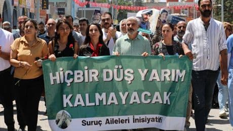 Tülay Hatimoğulları Suruç Katliamı anmasına katıldı: Barışın önünü açabilmek için gerçeklerle yüzleşmeliyiz, özür dilemeliyiz