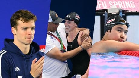 Mondiaux de natation : Un 800m gravé à jamais, Léon Marchand encore légendaire, le cas Yu Zidi… Les coups de cœur et de griffe de notre envoyé spécial