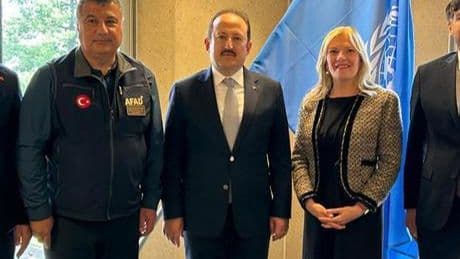 AFAD Başkanı Pehlivan BM Afet Risk Azaltma Ofisi Direktörü ile görüştü