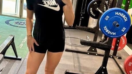 Glamorous golf star Charley Hull shows off injured foot in protective ‘moon boot’ after freak car park injury