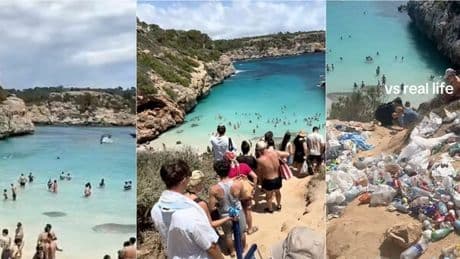 Mallorca, Calò des Moro rovinata dagli influencer: file (chilometriche) di turisti e spazzatura, scoppia la protesta