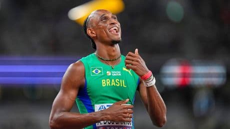 A burn victim as a child, Brazilian hurdler dos Santos explains how track helped save his life